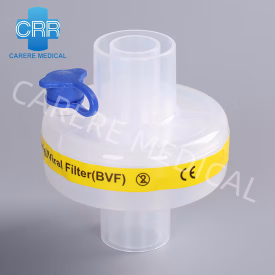 Hospital Equipment High Quality Medical Use Disposable PP Bacteria Virus Filter BV Filter Hmef Filter Use on Disposable Anesthesia Breathing Circuit with CE ISO