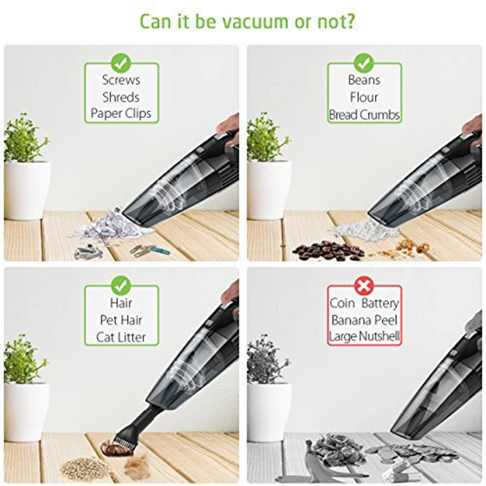 Liyyou Ly678c DC 12-Volt Wet&Dry Handheld Vacuum, Car Vacuum Cleaner with Strong Suction Power