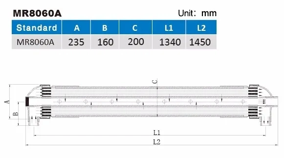 Mr-UF-8060A Tianjing Morui 25m2 Pan 8060A Good Price Ultrafiltration Hollow Fiber Membrane 200 UF Membrane Filter for Water Filtration