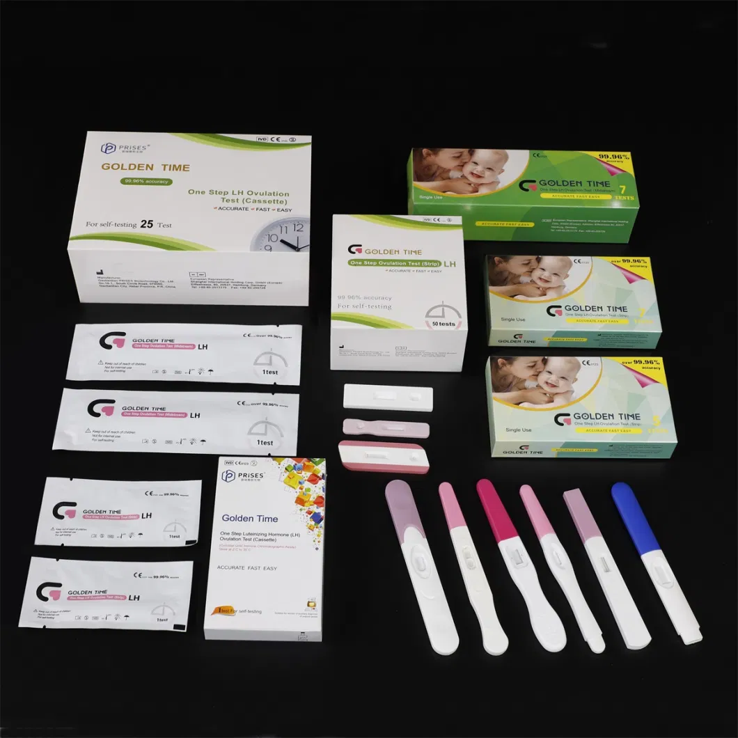 99.9% Accuracy Urine Test Strip Cassette HCG Pregnancy Test